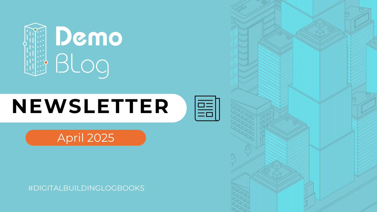 DemoBLogProject's tweet image. Did you miss our latest newsletter? 

Learn about:
📑 our new publication
🤝 our resource hub for building inclusive #DigitalBuildingLogbooks
📺 @tudelft  &amp;amp; DreamHûs collaboration to collect building data
🎤 our latest and upcoming events

It’s all here ➡️ mailchi.mp/bpie.eu/demo-b…
