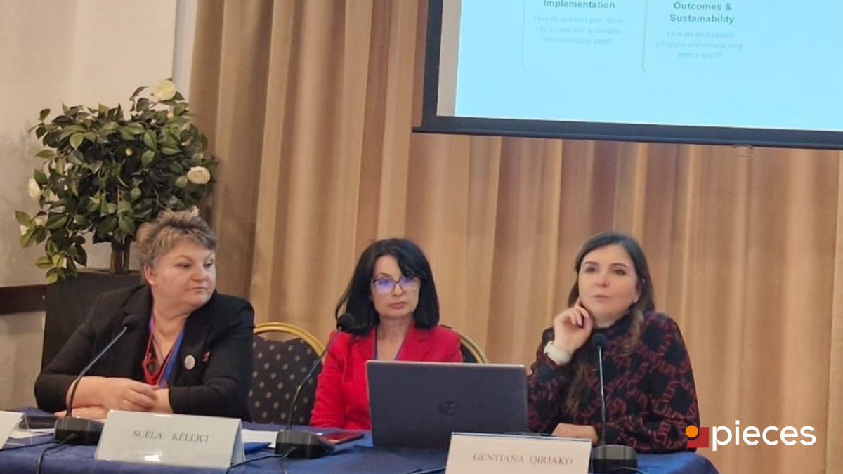 Pieces_Project's tweet image. Our partners from the University of Medicine in Tirana presented  the PIECES project at the 1st International Congress of Health Sciences in Tirana, Albania.

👏The audience showed great interest, especially in the potential of the PCP-IT to improve #cancerprevention strategies.