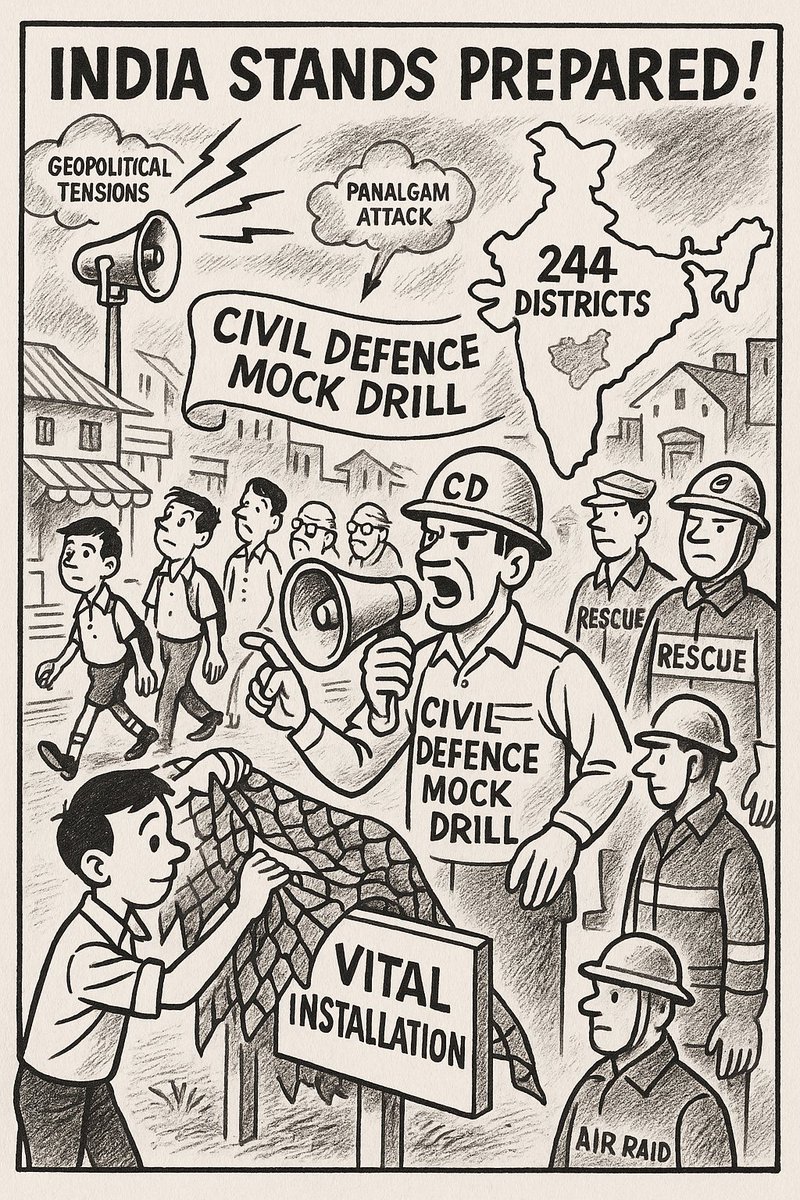 MaratiRam's tweet photo. Civilians to keep a few things handy during mock drills:

Identification Documents
Basic First Aid Kit
Water and Snacks
Flashlight and Batteries
Whistle
Mobile Phone and Charger
Comfortable Shoes
Face Mask
Cash amount

#mockdrill #MHA #CivilDefence https://t.co/9YPA9EuiFj