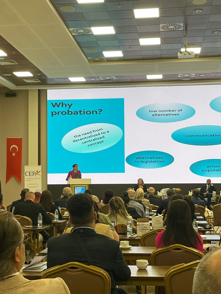 probation_irl's tweet image. "Probation was only established in Slovenia in 2018. The prison population doubled in a matter of years and that sounded the alarm for the government to find alternatives." Dr Danjiela Mrhar Prelic of the Slovenian Probation Administration
#ProbationPerception2025
