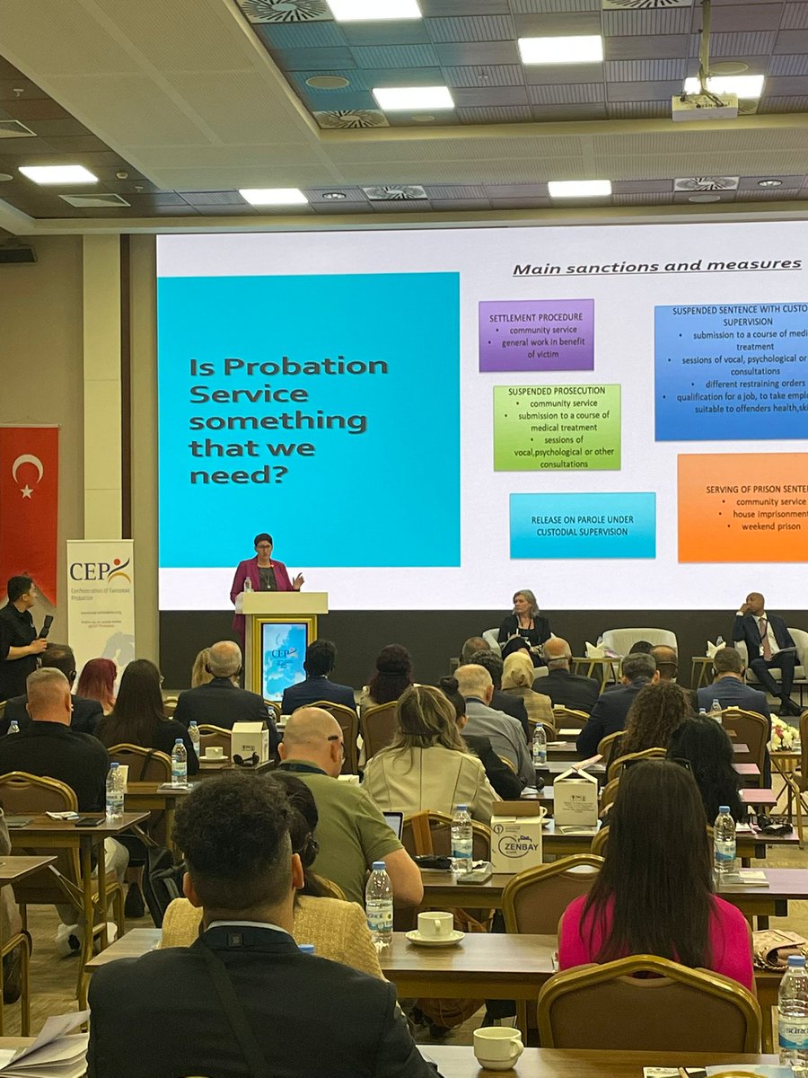 probation_irl's tweet image. "Probation was only established in Slovenia in 2018. The prison population doubled in a matter of years and that sounded the alarm for the government to find alternatives." Dr Danjiela Mrhar Prelic of the Slovenian Probation Administration
#ProbationPerception2025