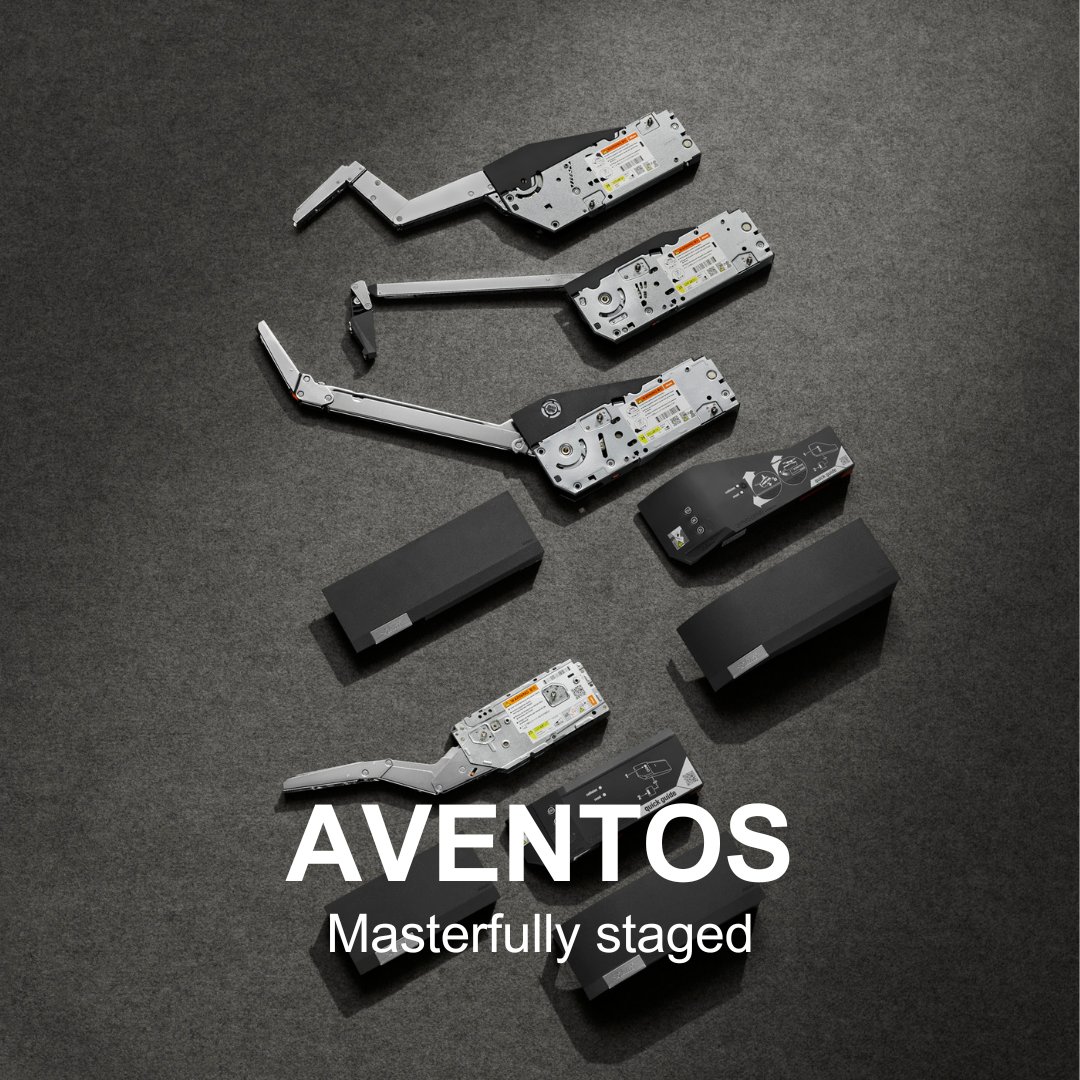 AVENTOS top takes up less space. Offering complete design freedom through fewer components enables you to reap the benefits of lift-ups and make it more convenient than ever before. #blum #movingideas #AVENTOStop #liftsystems #range #components blum.com/masterfully-st…