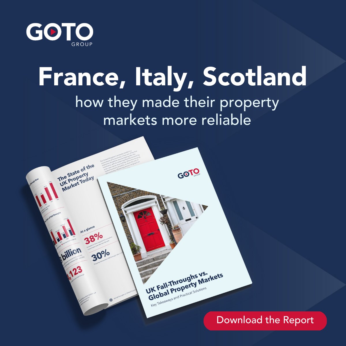 From France’s diagnostics pack to Scotland’s Home Report, international markets have introduced policies that dramatically reduce failed sales. 💡

👉This report breaks down the global best practices: bit.ly/42kxpf5

#GOTOGroup #FallThroughs #UKEstateAgents