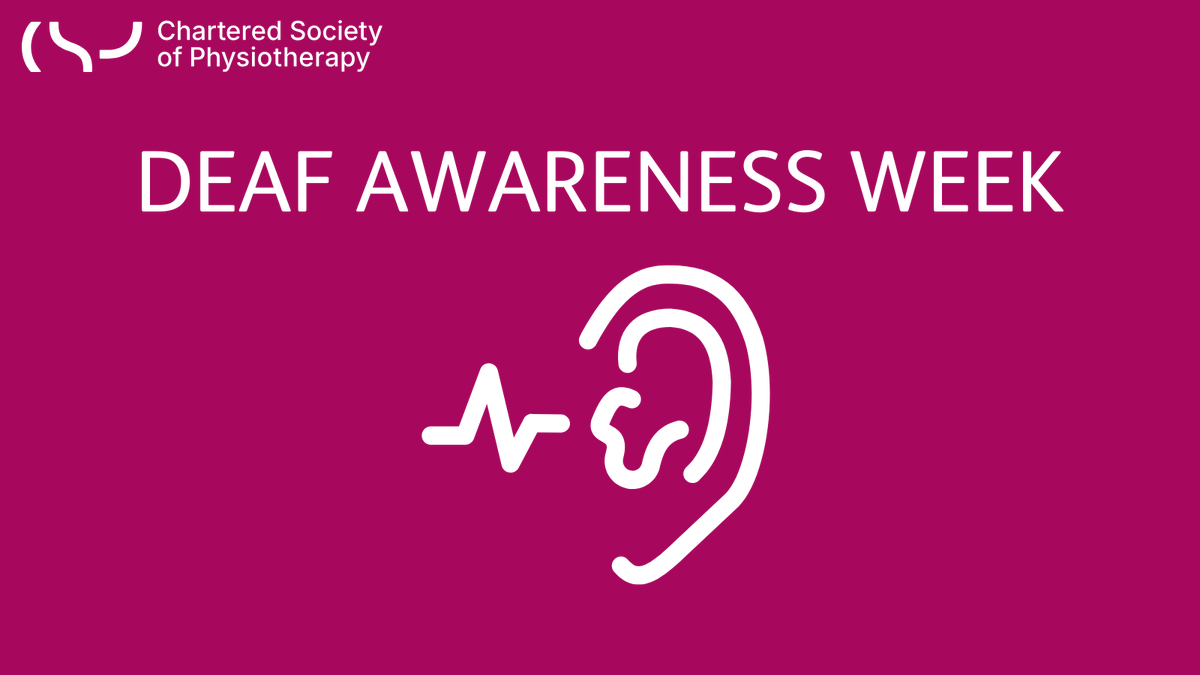 Chartered Society of Physiotherapy (CSP) (@thecsp) on Twitter photo It's #DeafAwarenessWeek. Did you know 12 million adults in the UK are deaf or have hearing loss?
Here are some useful tips on how you can communicate with someone who is deaf or has hearing loss: ow.ly/3Uut50VKoiU
<a href="/cspdisability/">CSPDisAbility</a> It's #DeafAwarenessWeek. Did you know 12 million adults in the UK are deaf or have hearing loss?
Here are some useful tips on how you can communicate with someone who is deaf or has hearing loss: ow.ly/3Uut50VKoiU
<a href="/cspdisability/">CSPDisAbility</a>