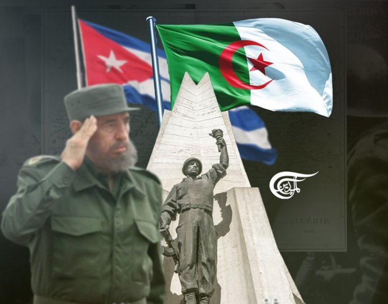 Joyeuse fête de l’Indépendance de l'#Algérie à nos frères algériens !  
Tahya Djazaïr 🇨🇺🇩🇿  
 تحيا الجزائر صاحبي