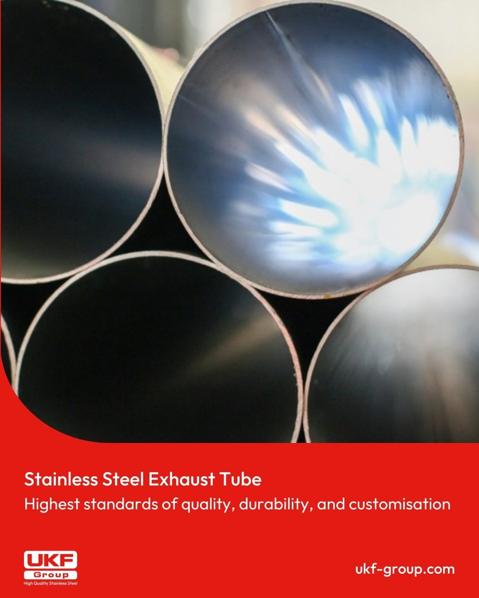 UKFGroup's tweet image. Stainless Steel Exhaust Tubes come in a variety of sizes, available to be perforated and polished

Order exhaust tubes for your project
ukf-group.com/stainless-stee…

#UKFGroup #PrecisionCraftsmanship #StainlessSteel #MetalProcessing #SteelSupply  #MetalCutting #MetalWarehouse
