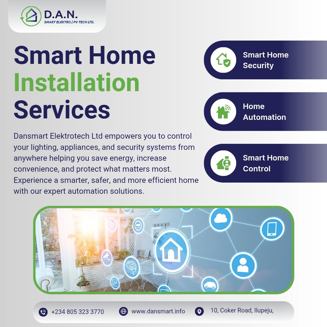 DansmartL's tweet image. Simplify your life with Dansmart Elektrotech Ltd.
Enjoy remote control, save energy, and secure your home—all at your fingertips.
#SmartHome #DansmartAutomation #HomeTech
