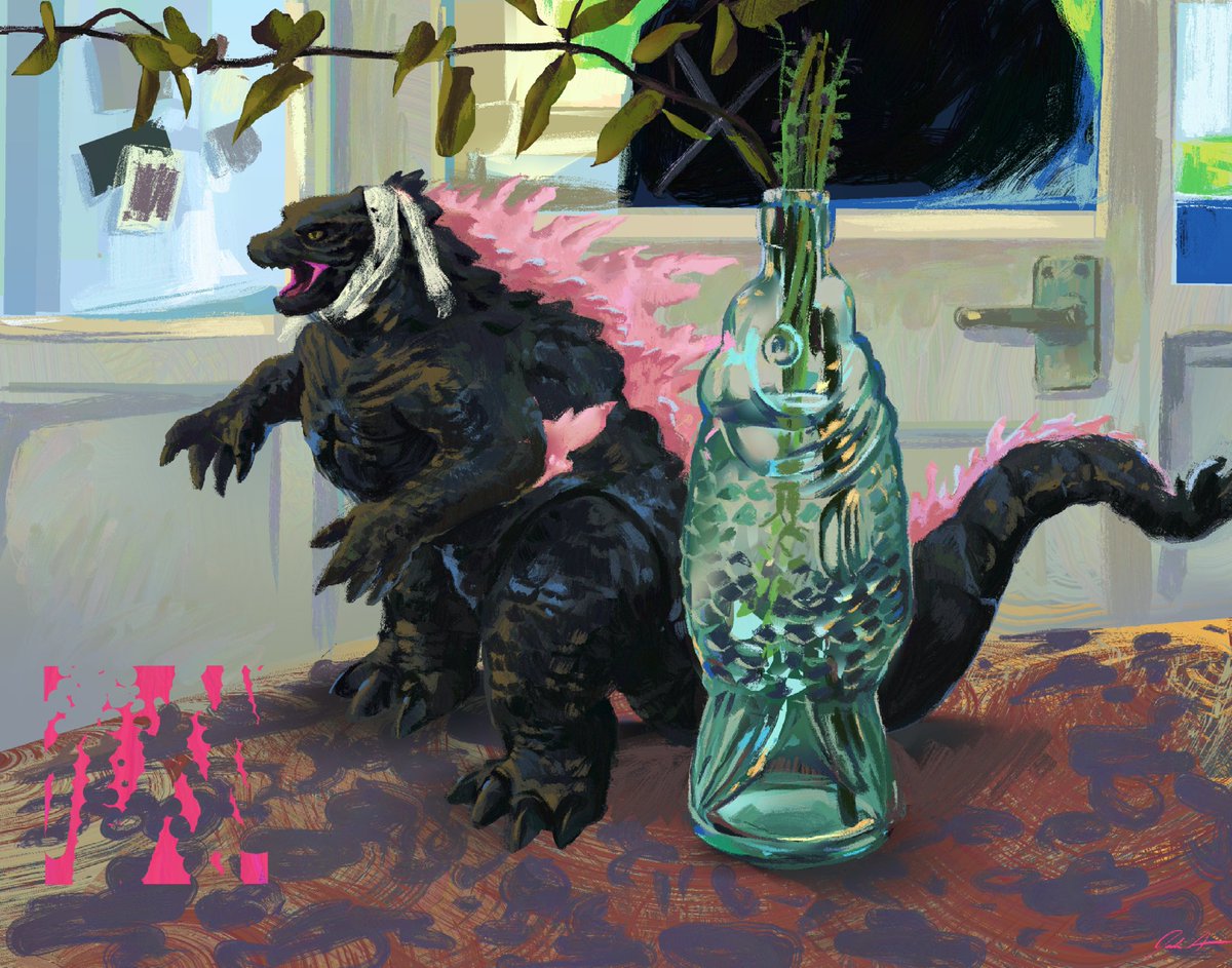 Still life in HEAVYPAINT sharpening up my painting from observation #painting #digitalart #heavypaint