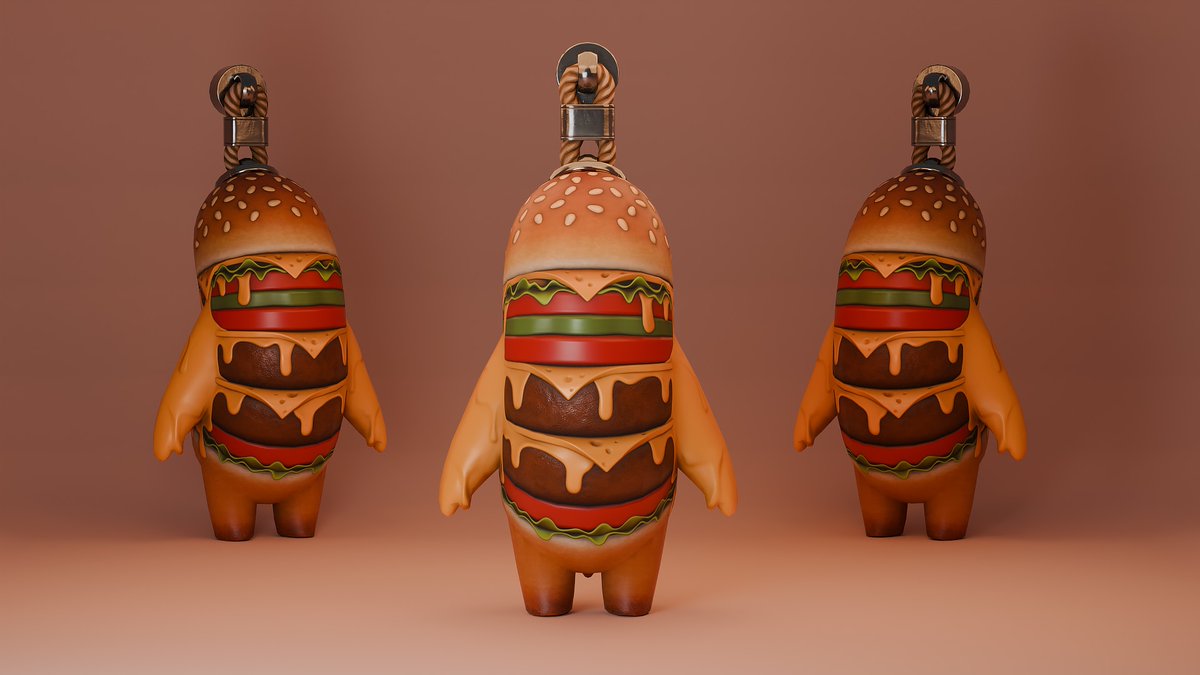 Charmburger with <a href="/z1hannn/">Z1hannn</a> 

Charmburger – For those mid-match munchies. Crispy on the outside, clutch on the inside. Warning: Not responsible for sudden snack cravings during overtime.

Link - steamcommunity.com/sharedfiles/fi…