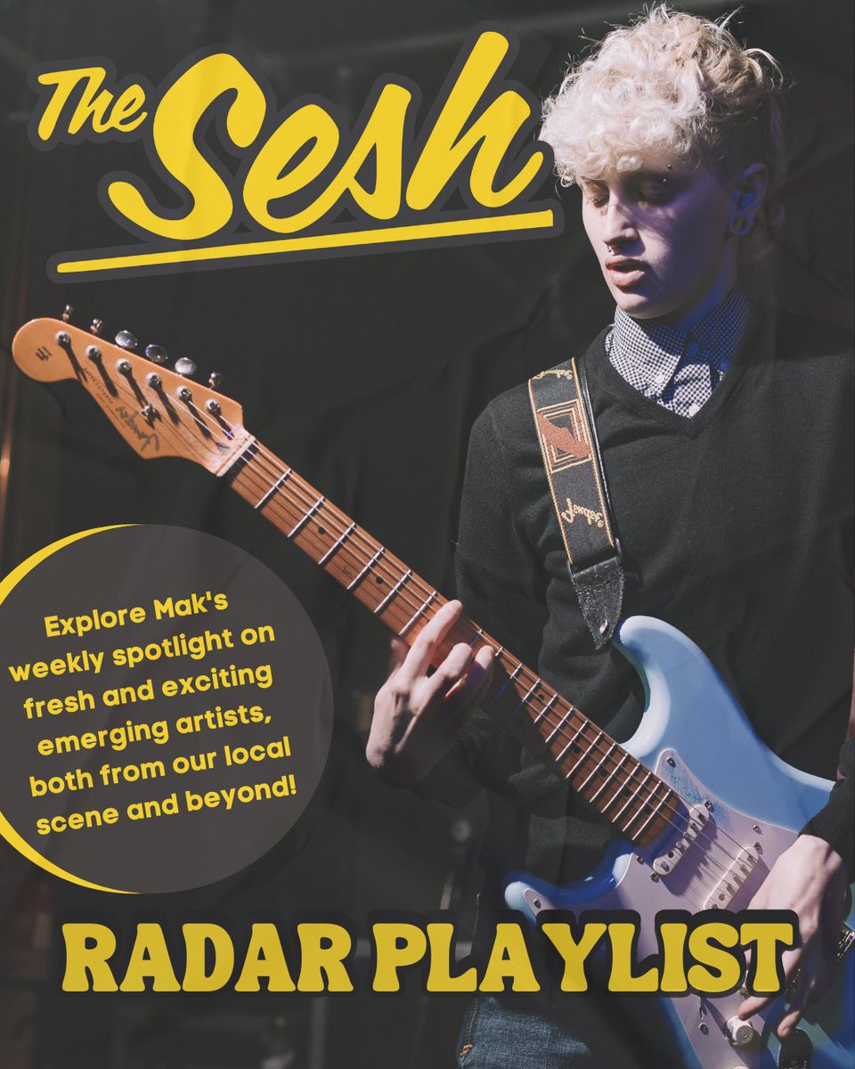 THE SESH RADAR - 29.04.25 ✨
Discover exciting new music with Mak's weekly Sesh radar playlist, featuring emerging artists from both near and far!

Listen live every Tuesday night down at The Sesh here at Polar Bear, or catch up on Spotify each week &gt;&gt; bit.ly/3Soodk6