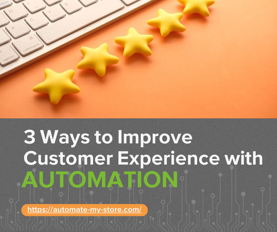 One of the business processes that can benefit from Automation is Customer Experience.

Here are 3 ways of how your customer service process can make the most out of automation.

Check it out here: automate-my-store.com/.../customer-s…

#AutomateMyStore #zendesk #improve #customer #Service