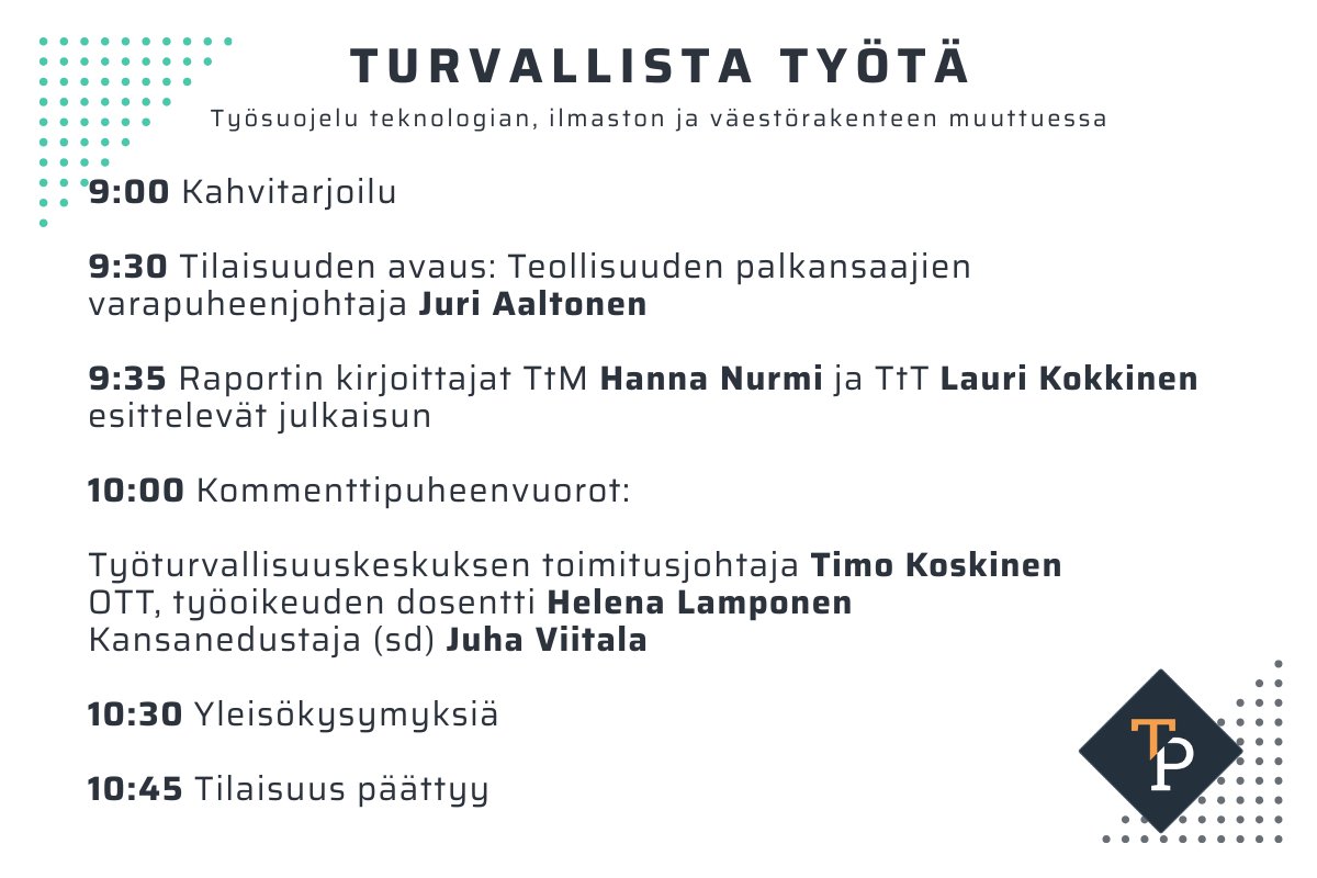 Teollisuuden Palkansaajat TP tweet media