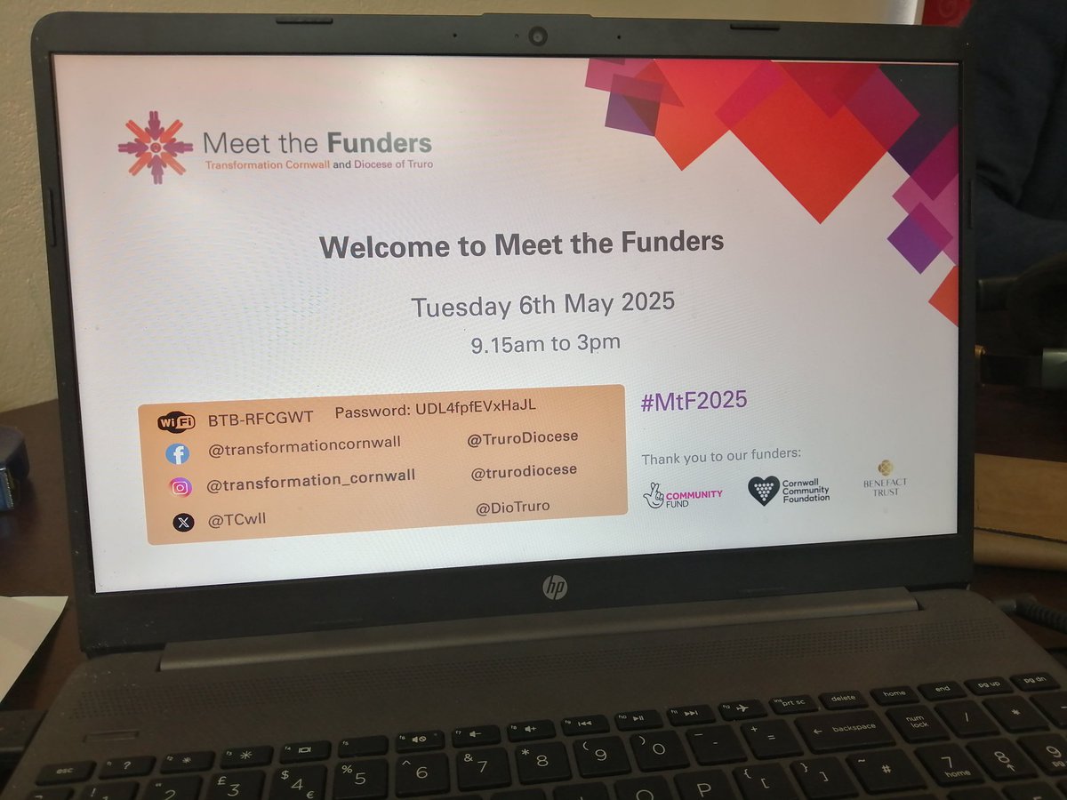 Meet the Funders has just started! 🥳
We are pleased to see so many organisations represented today! #MtF2025

Thank you to all the Funders who are speaking and holding a stall today.