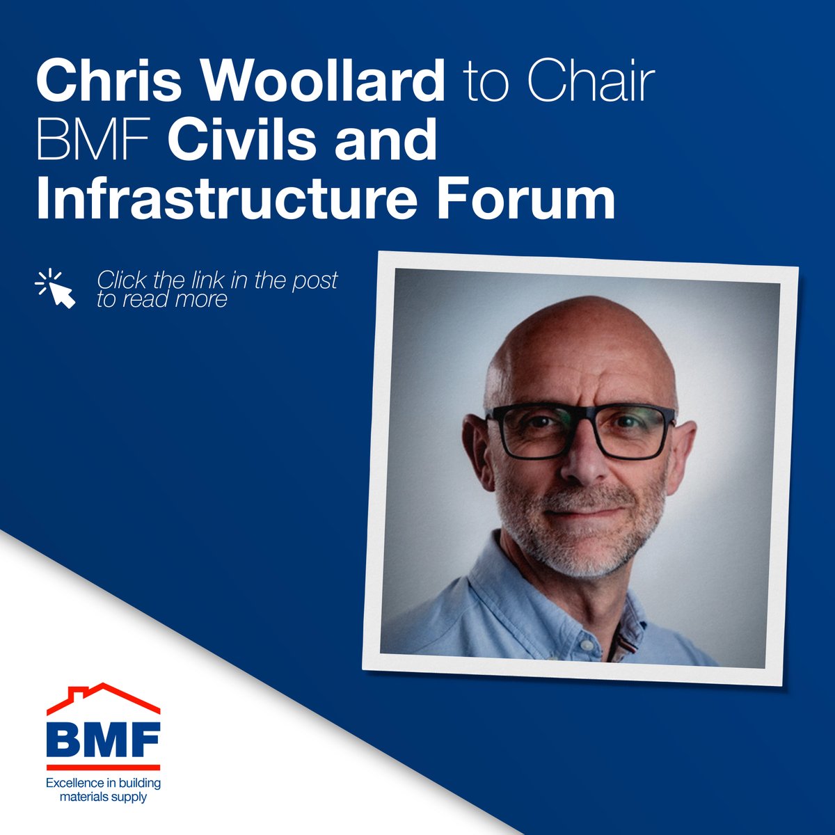 The BMF has appointed Chris Woollard, Regional Director at <a href="/KeylineCivils/">Keyline Civils Specialist</a>, as Chairman of its Civils and Infrastructure Forum.

You can read the full announcement here: bit.ly/3YZs0bm
