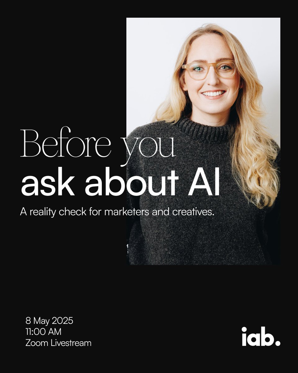 Join our Chief Content Officer, Sarah Browning-de Villiers, on Thursday, 8 May at 11 AM for an insightful session on navigating the real-world challenges and opportunities of using AI in marketing, content creation, and agency workflows.

This isn’t about the hype – it’s about
