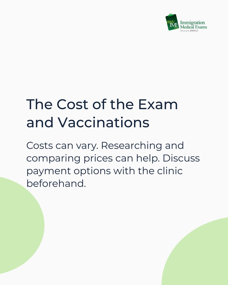 easyIME's tweet image. Many applicants experience apprehension regarding the I-693 medical examination.
This carousel addresses common concerns, offering reassurance and clarity on various aspects of the process.
#I693Anxiety #ImmigrationConcerns #GreenCardSupport #MedicalExamTips #easyIMEAssistance