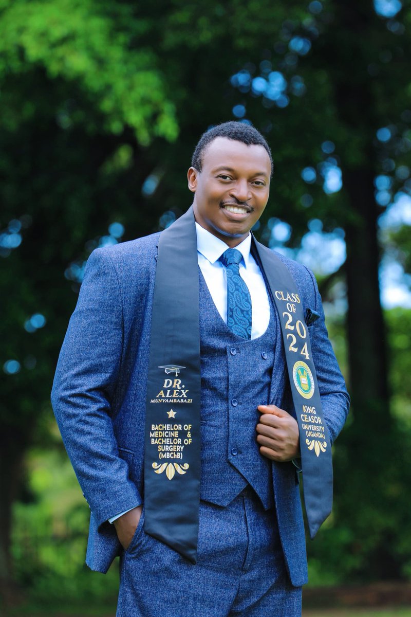 Dr. Alex .R. Munyambabazi (@alexm_remor) on Twitter photo Dr. Alex Munyambabazi, MBChB. From being victimized by a landmine while serving in the mighty @updf to a Survivor, to A degree in Medical Laboratory Science courtesy of <a href="/mkainerugaba/">Muhoozi Kainerugaba</a>' s Support to A Medical Doctor Class of 2024.
I dedicate the New achievement to My <a href="/cdfupdf/">Office of The UPDF Chief of Defence Forces</a> Dr. Alex Munyambabazi, MBChB. From being victimized by a landmine while serving in the mighty @updf to a Survivor, to A degree in Medical Laboratory Science courtesy of <a href="/mkainerugaba/">Muhoozi Kainerugaba</a>' s Support to A Medical Doctor Class of 2024.
I dedicate the New achievement to My <a href="/cdfupdf/">Office of The UPDF Chief of Defence Forces</a>