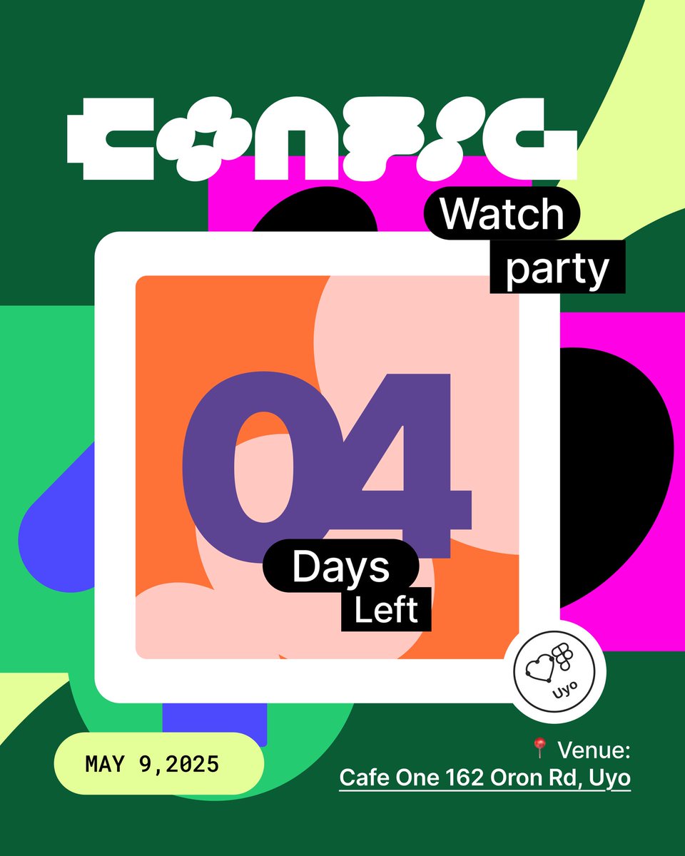 It’s officially 4 days to <a href="/figma/">Figma</a> config2025 uyo watch party, who else is excited🤭😌.

    See you all soon🥳🥳