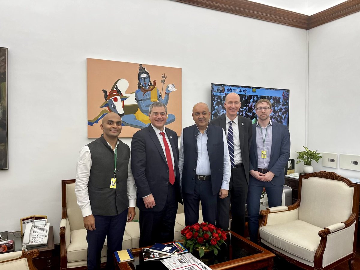 Jason Bordoff (@jasonbordoff) on Twitter photo Many thanks to Tarun Kapoor, Energy Advisor to Prime Minister Modi, for taking time to meet w our team from <a href="/ColumbiaUEnergy/">Center on Global Energy Policy</a> & share his insights about current issues in Indian energy policy and opportunities for US-India cooperation 🇺🇸🇮🇳🙏 <a href="/turkdm/">Dave Turk</a> <a href="/trevorcsutton/">Trevor Sutton</a> <a href="/ShayakSengupta/">Shayak Sengupta</a> Many thanks to Tarun Kapoor, Energy Advisor to Prime Minister Modi, for taking time to meet w our team from <a href="/ColumbiaUEnergy/">Center on Global Energy Policy</a> & share his insights about current issues in Indian energy policy and opportunities for US-India cooperation 🇺🇸🇮🇳🙏 <a href="/turkdm/">Dave Turk</a> <a href="/trevorcsutton/">Trevor Sutton</a> <a href="/ShayakSengupta/">Shayak Sengupta</a>