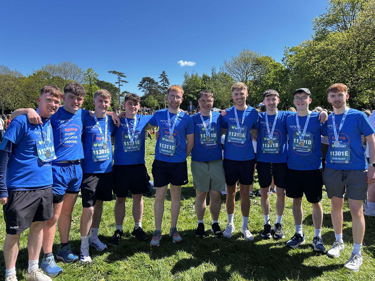 MNDA_NI's tweet photo. How are the legs feeling today #TeamMNDA?!
THANK YOU all again for supporting MNDA NI, people living with MND and their families. It was so fantastic to see so many blue and orange shirts out on the marathon course on Sunday.
Here are a few of our runners! https://t.co/Jq0o3ESrV6