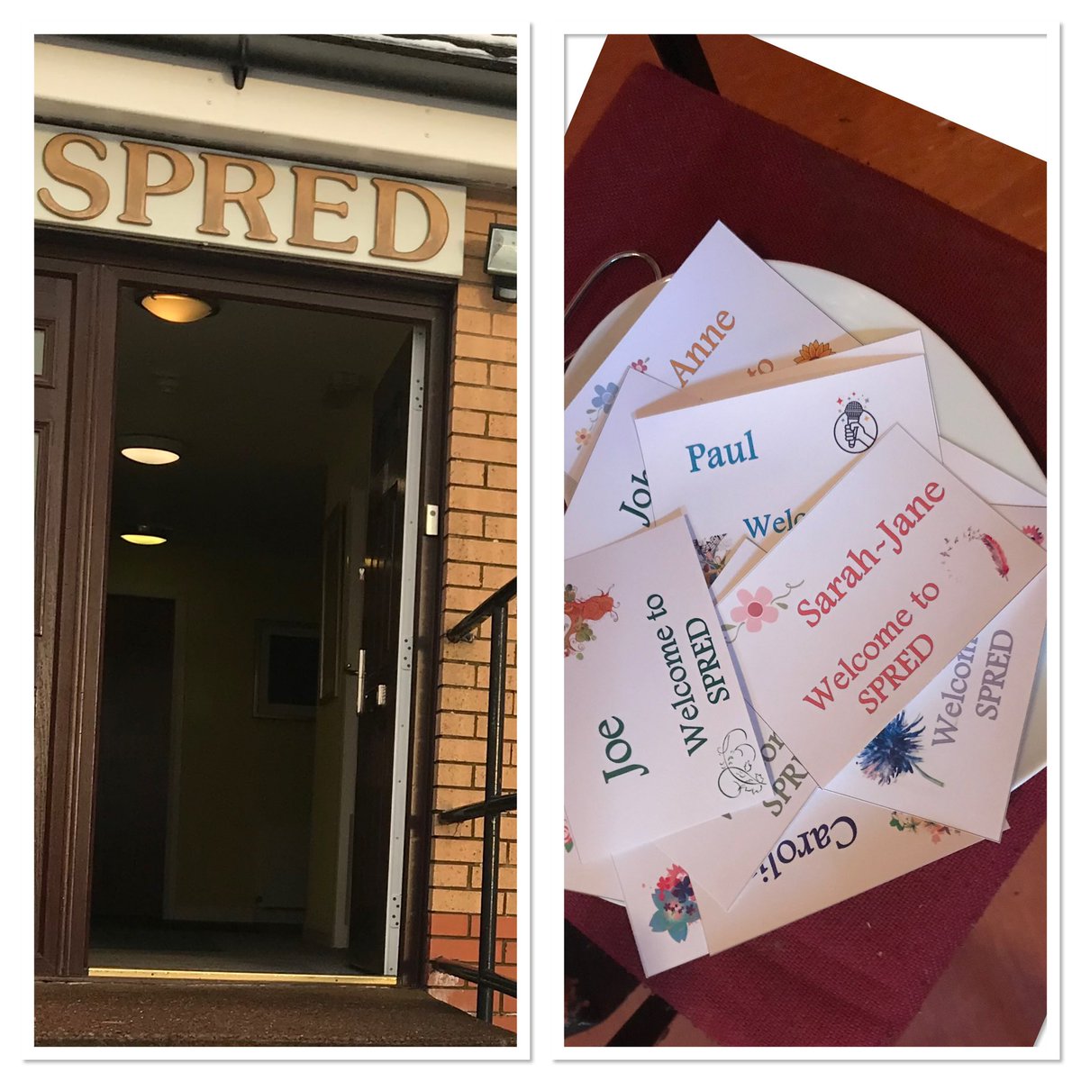 Excited to welcome new volunteers to training on Monday at 7.
If you’re interested in volunteering in a Spred group, you’re welcome to join us for initial training. 4 Mondays from 12 May (except holiday Mon 26 May) 7pm in the SPRED Centre.

Message or call Patricia on 01417705055