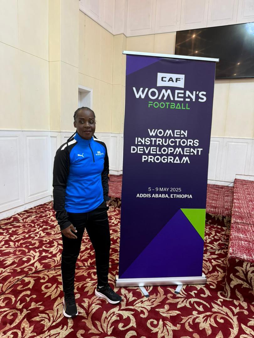 Breaking Boundaries in Women’s Football!

Mighty Warriors coach Sithethelelwe “Kwinji 15” Sibanda is flying the flag high in Addis Ababa, Ethiopia, as she takes part in the CAF Women Instructors Development Workshop!

This key phase of the program features hands-on training,