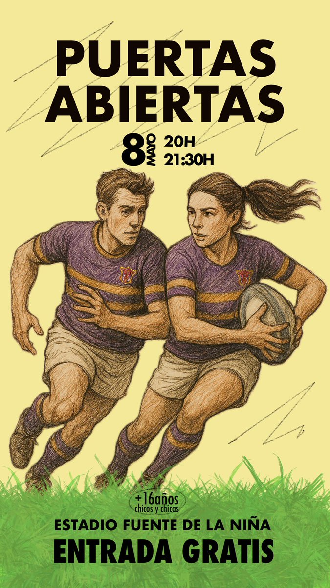 Ven y entrena con nosotros y nosotras. A partir de los 16 años !!