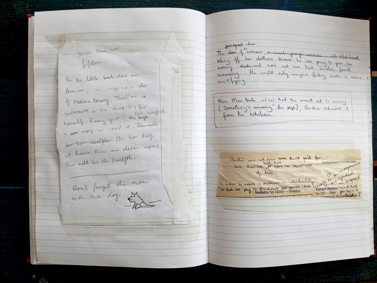 GMacraeBurnet's tweet image. To get you in the mood for Thursday's paperback publication of A Case of Matricide, here are a few pages from my notebook ✍️
#acaseofmatricide #gorski