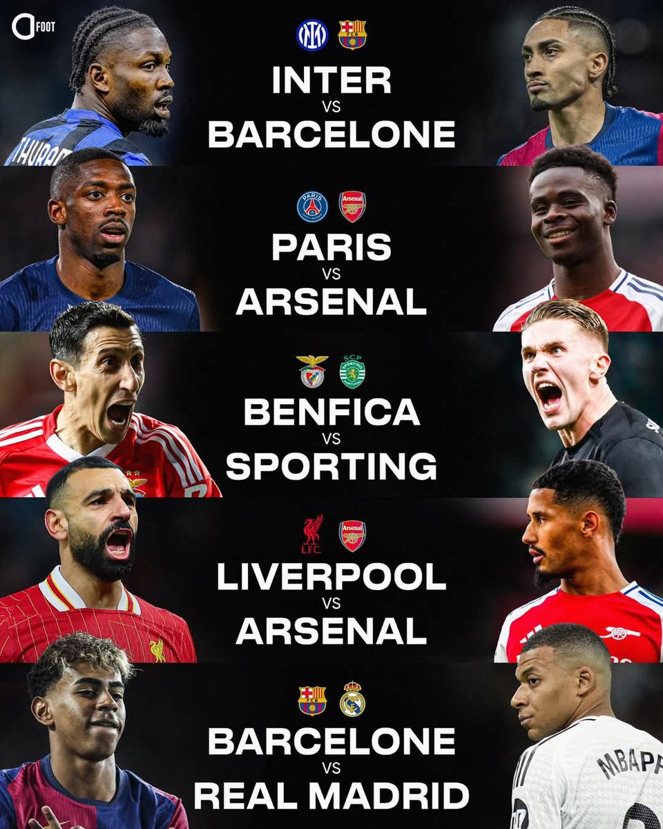 La semaine s’annonce DINGUE 😱

#liguedeschampions