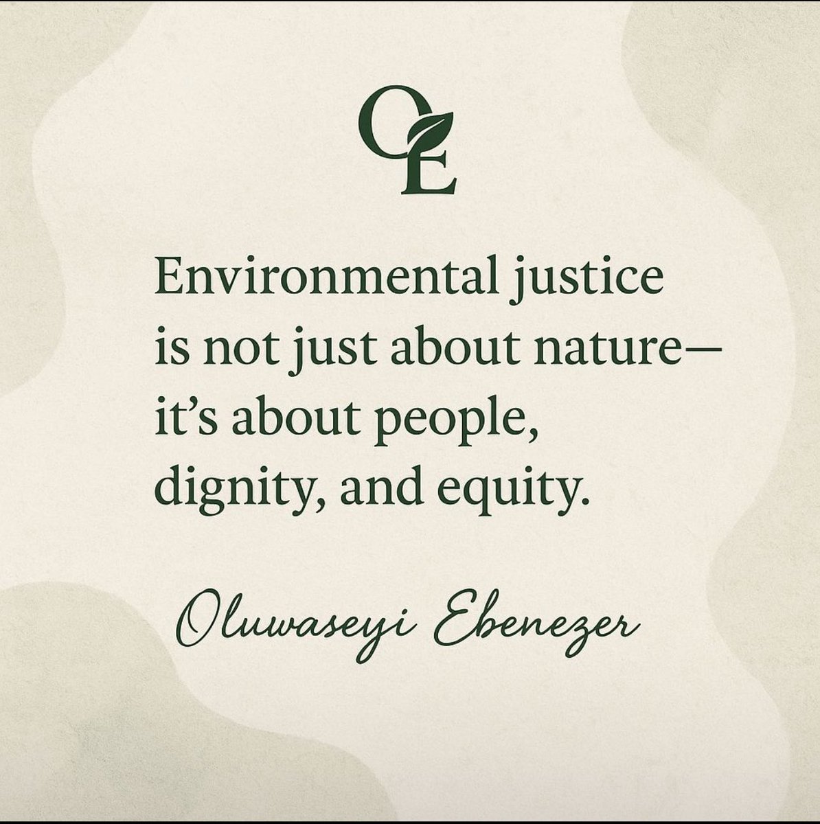 seyiebenezer's tweet image. Environmental issues are rarely just technical—they’re deeply human.

In my work across policy, law, and grassroots advocacy, I’ve seen how #climatechange, #waste, #deforestation and #pollution disproportionately affect the most vulnerable.

Let’s shift the conversation from…
