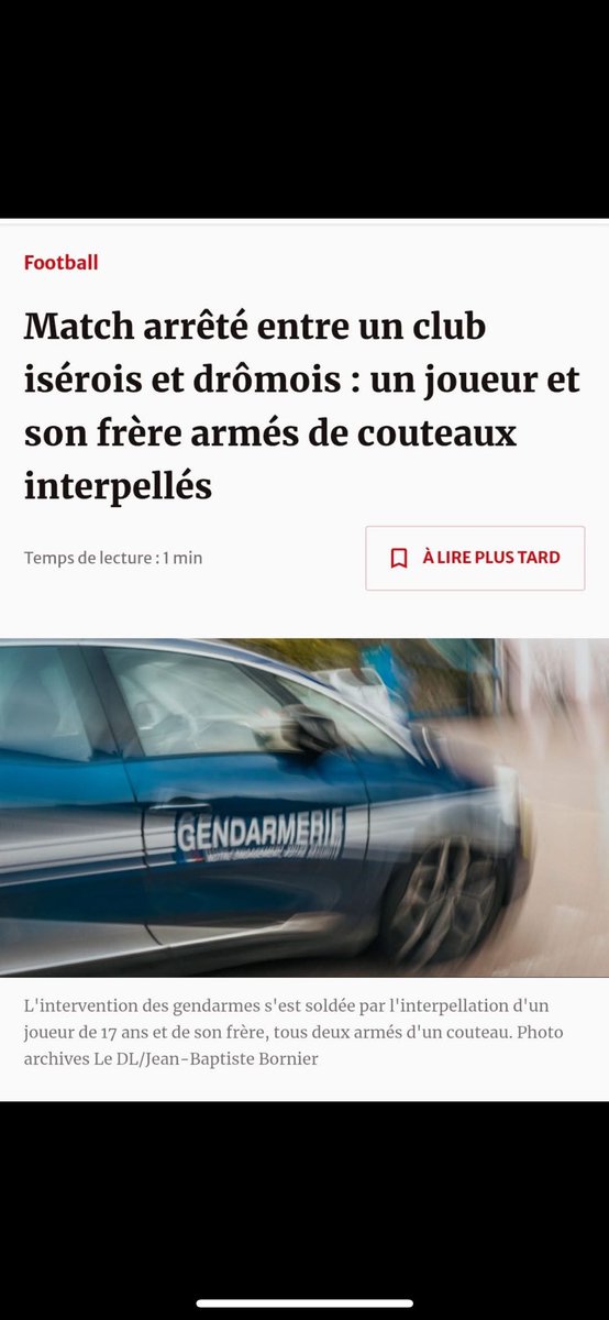 Incident grave au match U20 Salaise-Pierrelatte ce dimanche : je condamne fermement ces actes de violence qui n’ont rien à faire dans le sport. Merci aux forces de l'ordre et au club pour leur réactivité. Unissons-nous pour un football respectueux  ! ⚽