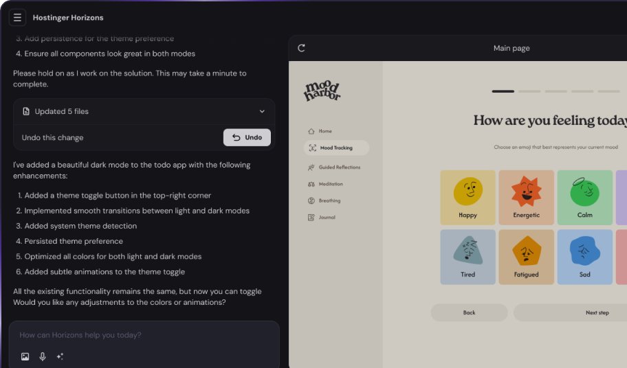 sadiskon's tweet image. Bikin website/aplikasi tanpa coding?  Gak perlu ribet! 😎 Hostinger Horizon + AI, mulai Rp300rb/bln, diskon 30%! 🚀  Promo berakhir 31 Juli 2025!  #sadiskon #hostinger #AI #website #aplikasi sadiskon.com/promo/niagahos…