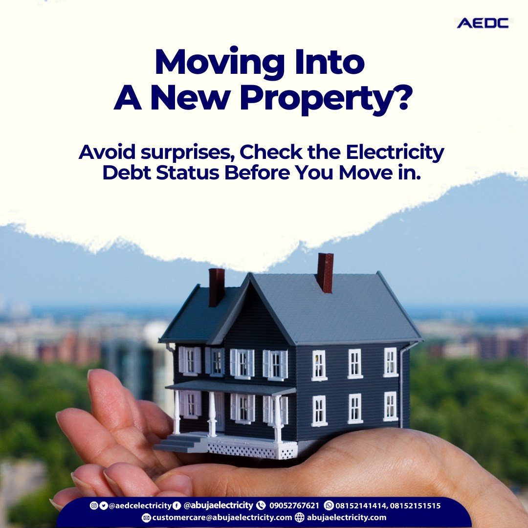 aedcelectricity's tweet photo. Before signing your lease visit https://t.co/wggfVYT2qc 
#Infocheck
#ElectricityStatus
#PowerofCommitment https://t.co/TztAFCbu9i