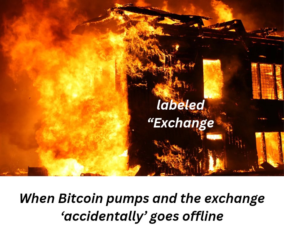 BOZOCoinMeme's tweet photo. Exchange Down at peak time https://t.co/7166Ofeucw