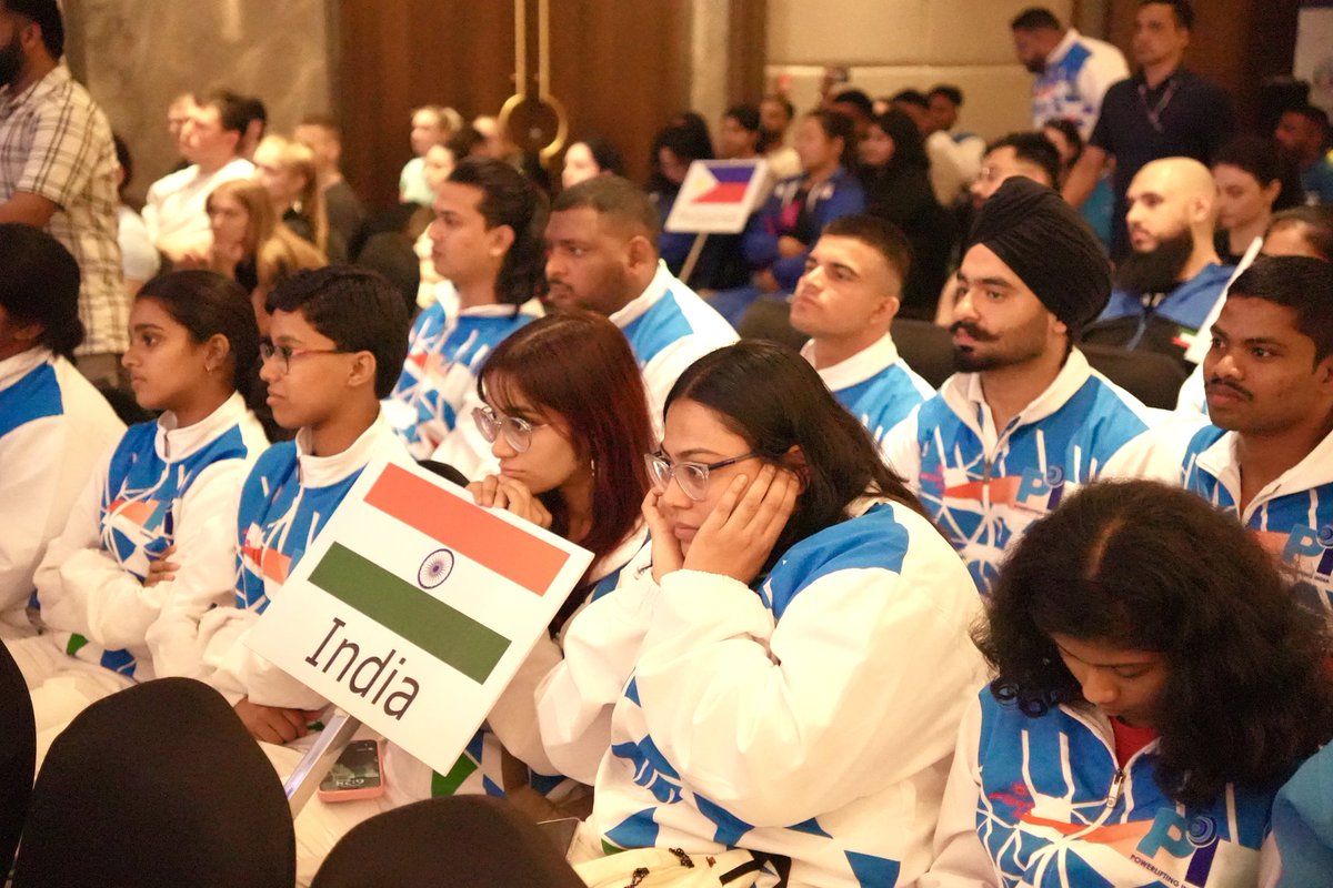 📸: Here's a glimpse from yesterday’s vibrant opening ceremony of the Asian Powerlifting Championship at Hyatt Centric, Dehradun.

Athletes from across Asia have gathered to showcase strength, discipline, and dedication.

Catch the competition live until 12th May -  entry is