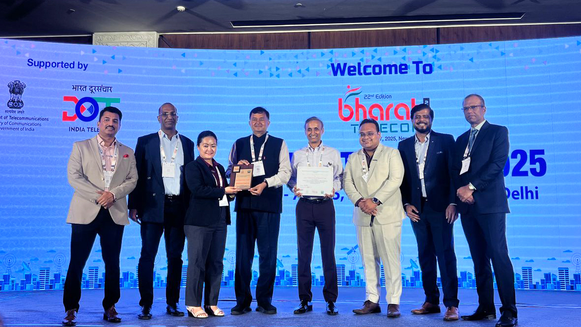 leptonsoftware's tweet image. Proud moment!  @leptonsoftware  wins the Bharat Telecom Export Excellence Award 2025 (@NewTepc) in Telecom Products – Medium Enterprises.

Recognized for global impact in #FTTX, network ops &amp;amp; AI-powered geospatial + digital twin tech.

#BharatTelecom2025 #LeptonSoftware