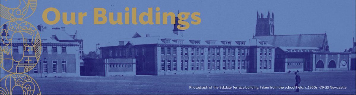 Our first RGS500 theme - Buildings - is NOW LIVE🏫 

🔗rgs.newcastle.sch.uk/500th/buildings 

Discover the remarkable story of our six former sites – from our Tudor beginnings beside Newcastle Cathedral to our current home in Jesmond – by exploring our RGS500 microsite.  

#RGS500 #WeAreRGS