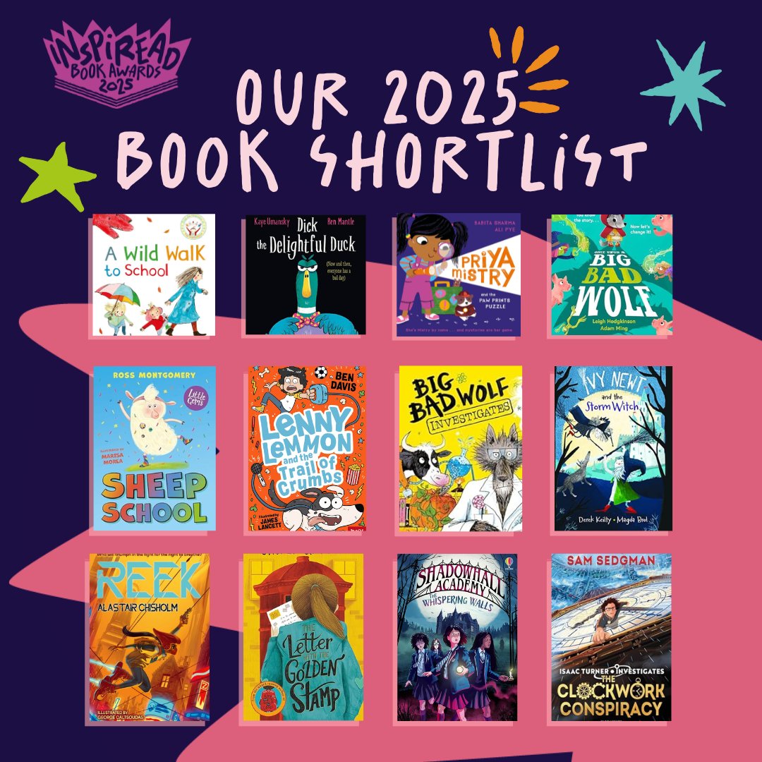Our InspiREAD 2025 book award shortlist has been released, and voting is now officially open!

We can't wait to see which books are your favourites 🤩

You can cast your votes in all three categories here: bit.ly/3RPrFnG