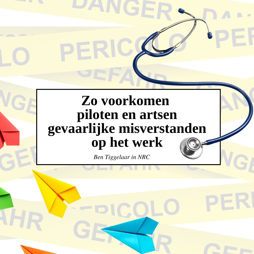 Als communicatie van levensbelang is, dan wordt er vaak gebruikgemaakt van CLC: Closed Loop Communication. Hoe werkt dat eigenlijk?

Je leest erover in Bens 𝗻𝗶𝗲𝘂𝘄𝗲 𝗡𝗥𝗖-𝗰𝗼𝗹𝘂𝗺𝗻:
nrc.nl/nieuws/2025/05…