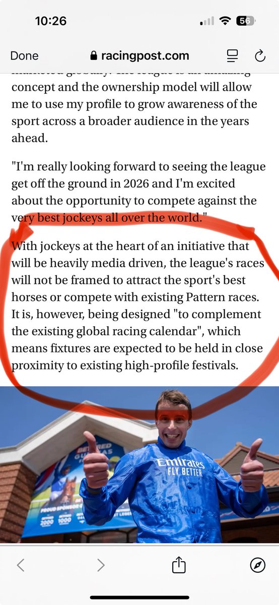 So reading between the lines, is this going to be a Racing League type fixture bolted onto the best meetings featuring decent handicaps?