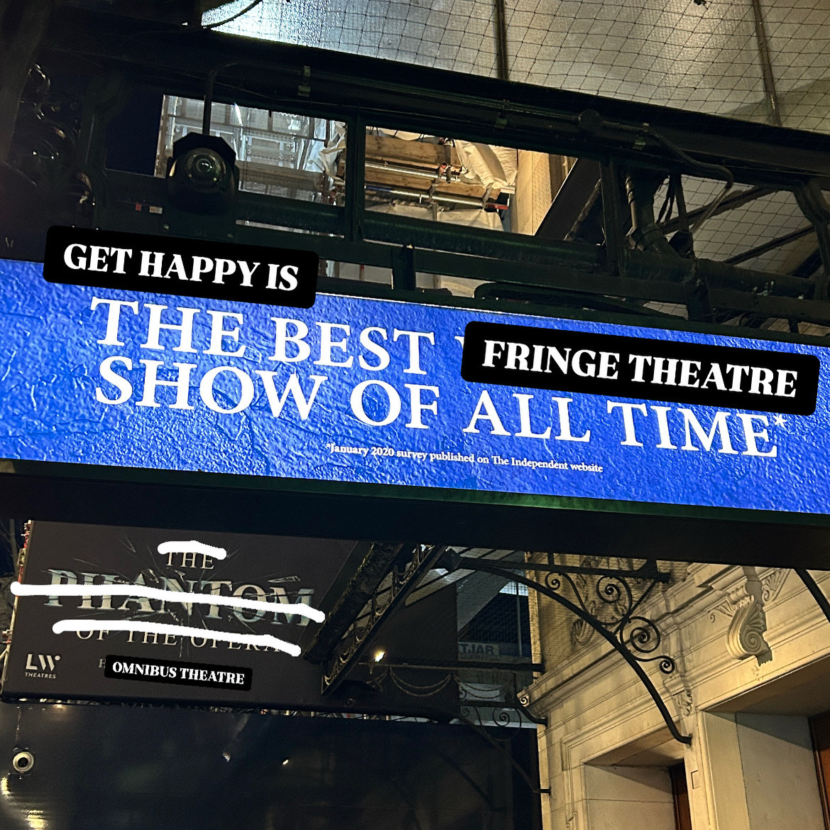 Joseph Aldous (@joealdous) on Twitter photo just saw this sign in town… wait… could this really be true? 🤭
only one way to find out okay!!
omnibus-clapham.org/get-happy/
<a href="/OmnibusTheatre/">Omnibus Theatre</a> just saw this sign in town… wait… could this really be true? 🤭
only one way to find out okay!!
omnibus-clapham.org/get-happy/
<a href="/OmnibusTheatre/">Omnibus Theatre</a>