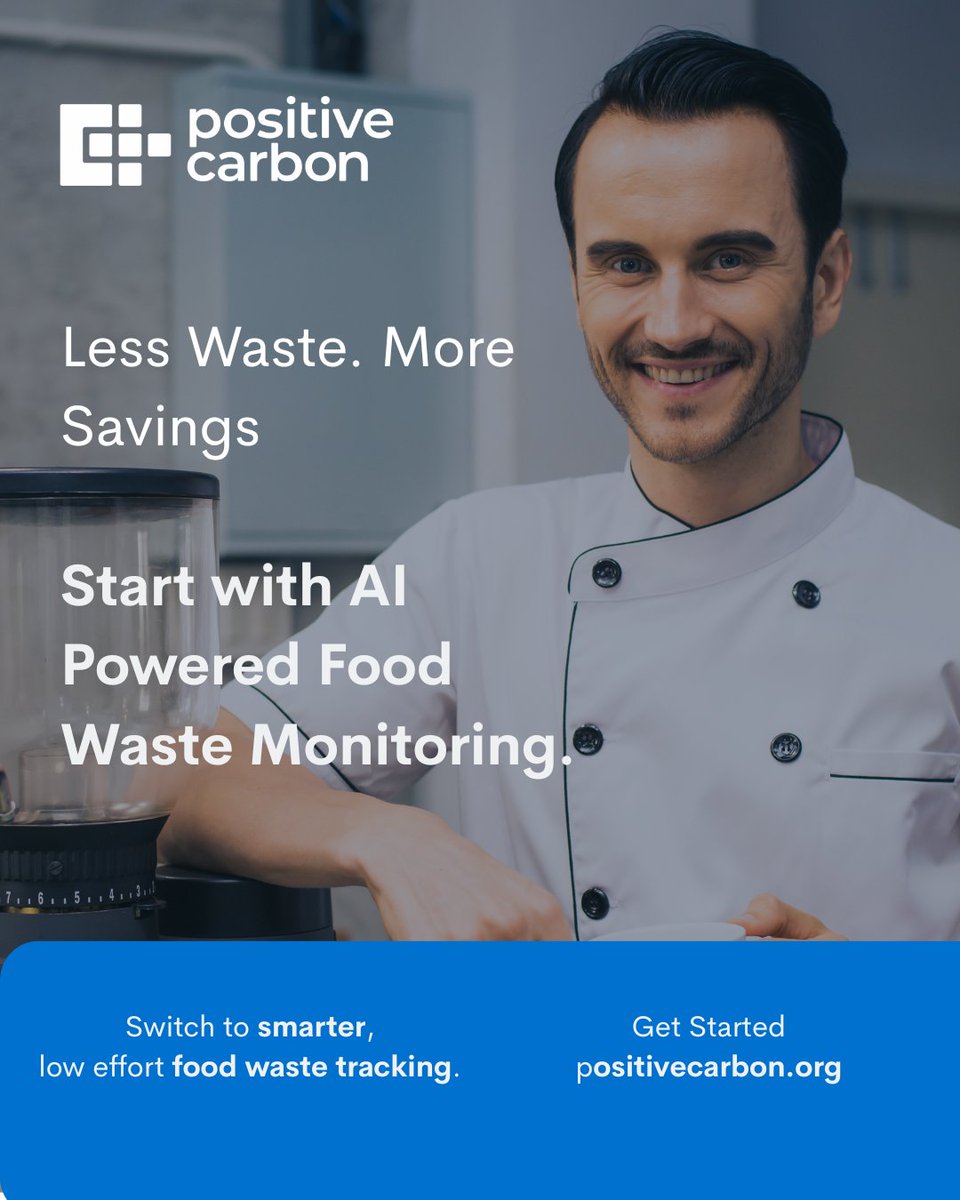 Less waste = more savings. 💸🌎
Positive Carbon makes it simple to track, cut waste, and save.
Let's go 👉zurl.co/nDjnh    

#FoodWaste #Sustainability #PositiveCarbon