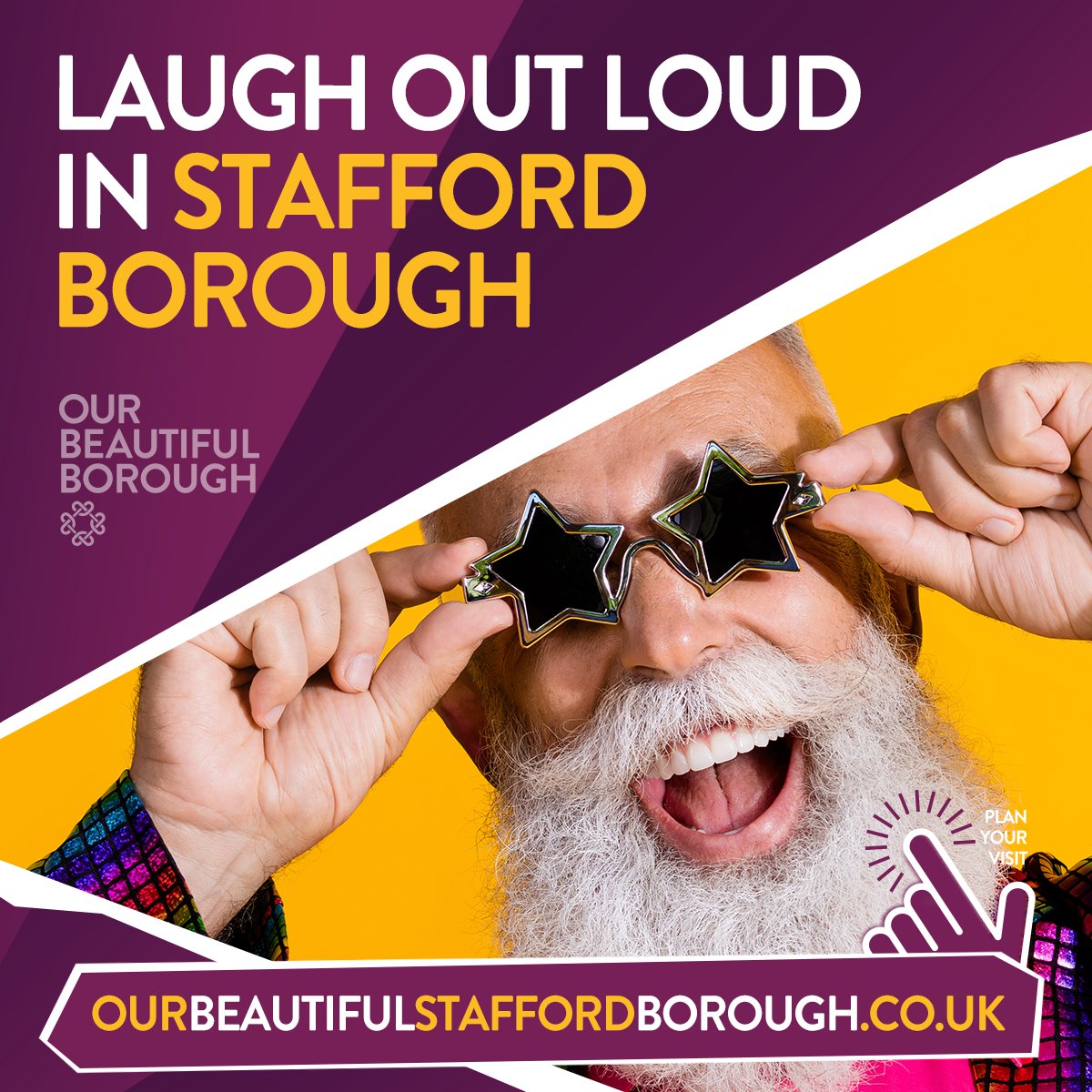 Our beautiful #StaffordBorough is packed with activity and there’s always something going on to get involved with. Live theatre performances, music festivals, comedy nights, historical workshops, nature trails, artisan markets and more! Full events list: tinyurl.com/58bzmbme