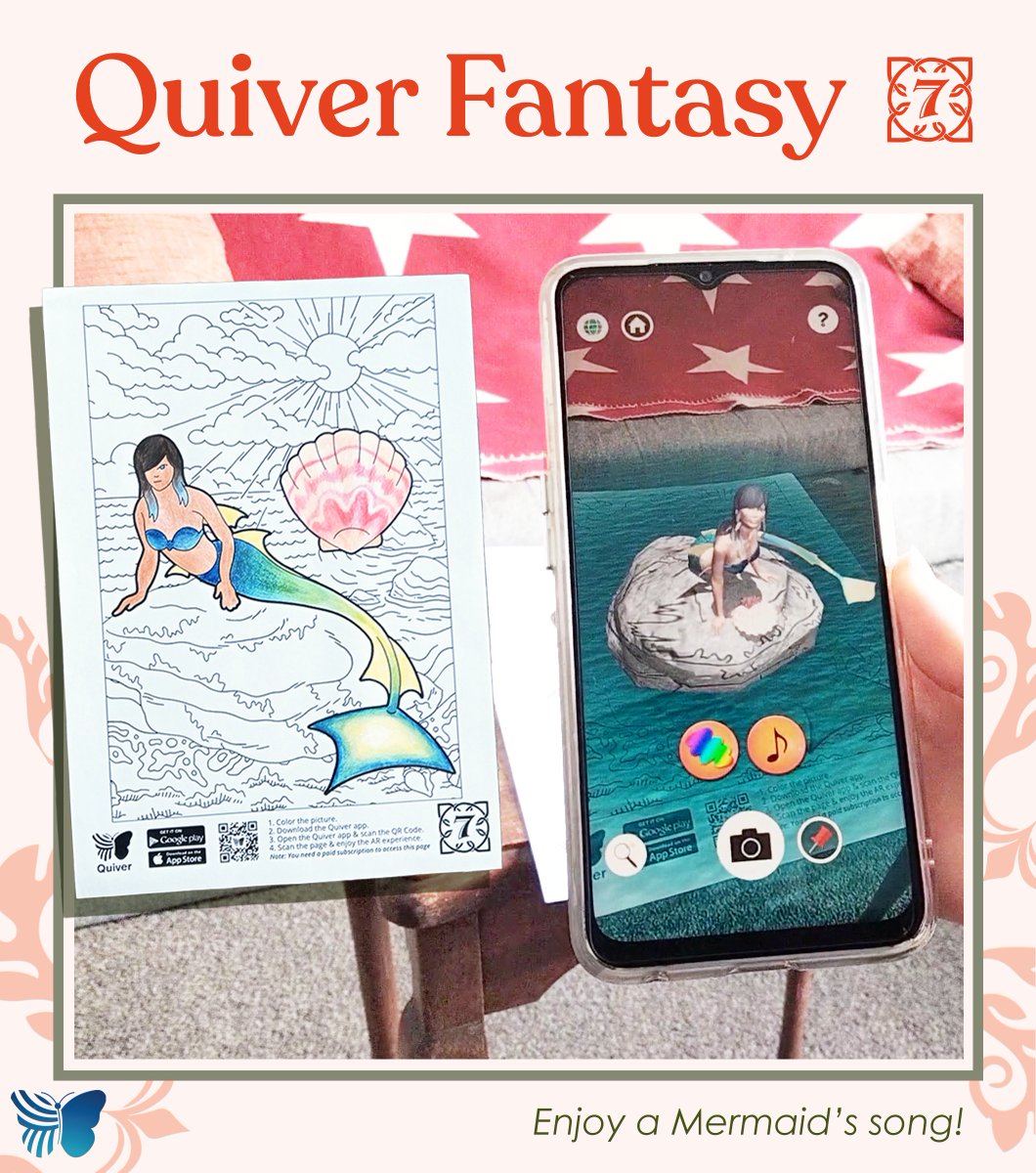 QuiverVision (@quivervision) on Twitter photo Make a splash! 🧜♀️ Color your #mermaid & bring her to life beneath the #waves! 🌊
This is page 07 of the 'Quiver #Fantasy' coloring #quest. Grab every page to create your own interactive story now: quivervision.com/coloring-packs…
<a href="/zeny_ulloa/">Zeny Ulloa, Ed. S. 🙏🌴💻</a> <a href="/TriciaFuglestad/">#Fuglefun 🤖 #STEAM + #SEL + #AugmentedReality</a> <a href="/laproffisa/">Claudia Fisanotti</a> <a href="/AlainaClarkWein/">Alaina Clark</a> Make a splash! 🧜♀️ Color your #mermaid & bring her to life beneath the #waves! 🌊
This is page 07 of the 'Quiver #Fantasy' coloring #quest. Grab every page to create your own interactive story now: quivervision.com/coloring-packs…
<a href="/zeny_ulloa/">Zeny Ulloa, Ed. S. 🙏🌴💻</a> <a href="/TriciaFuglestad/">#Fuglefun 🤖 #STEAM + #SEL + #AugmentedReality</a> <a href="/laproffisa/">Claudia Fisanotti</a> <a href="/AlainaClarkWein/">Alaina Clark</a>