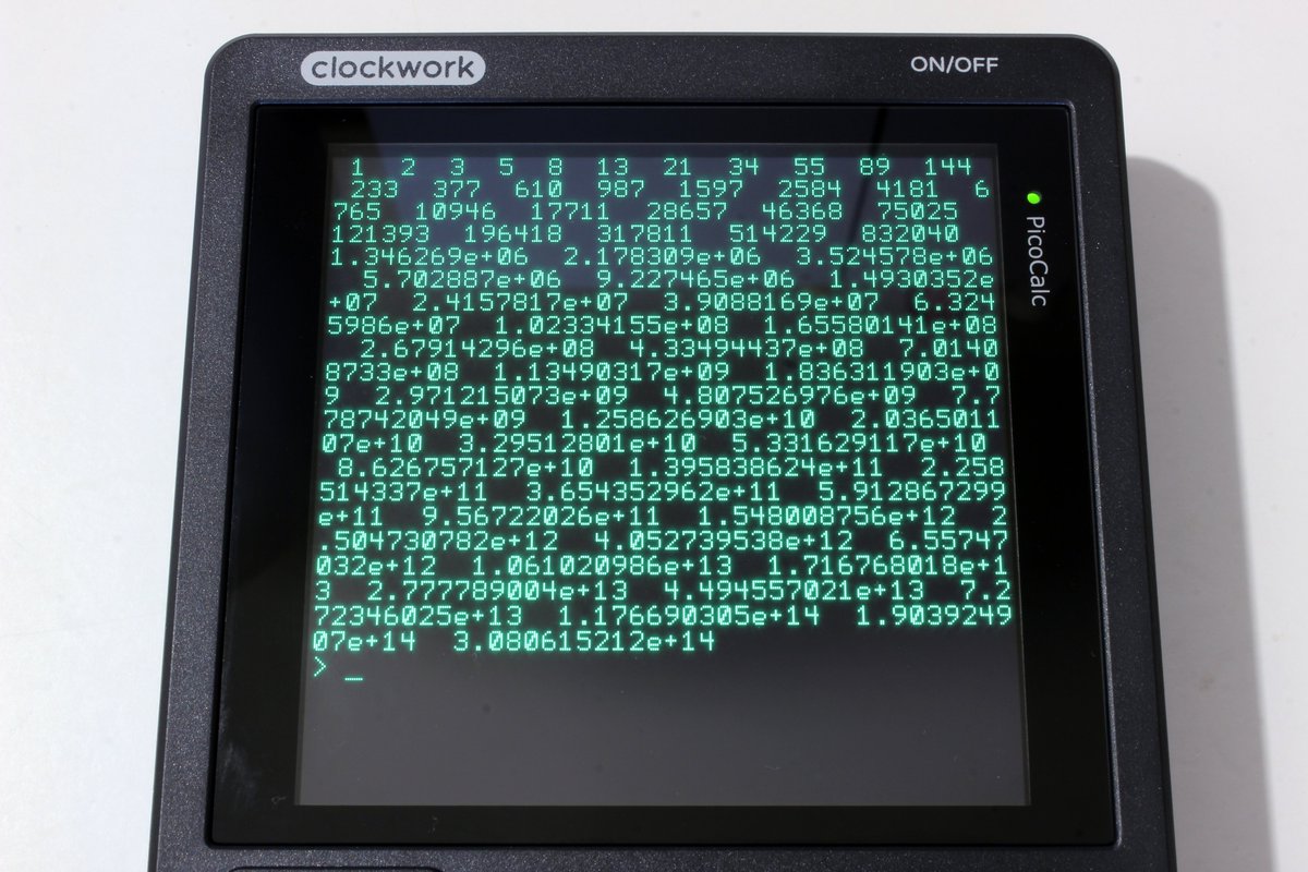 oldsoft's tweet image. To je hezký! #PicoCalc