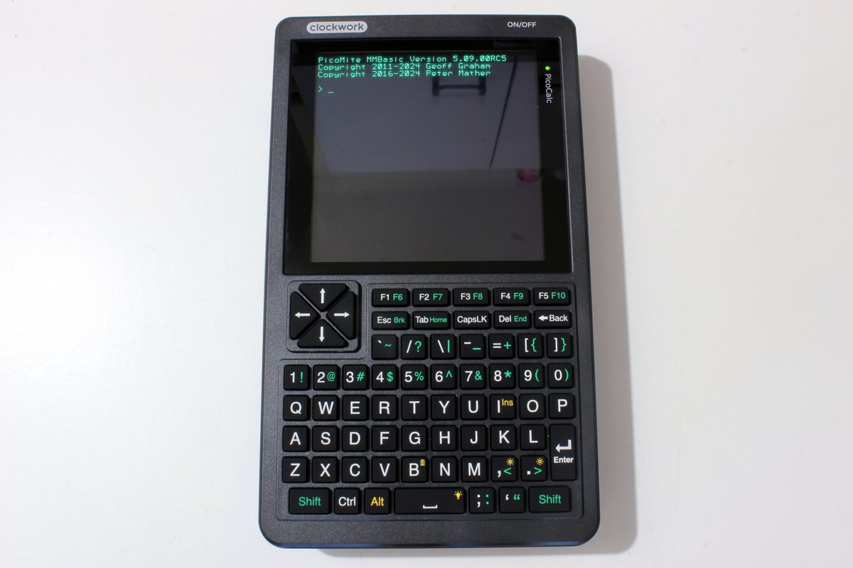 oldsoft's tweet image. To je hezký! #PicoCalc