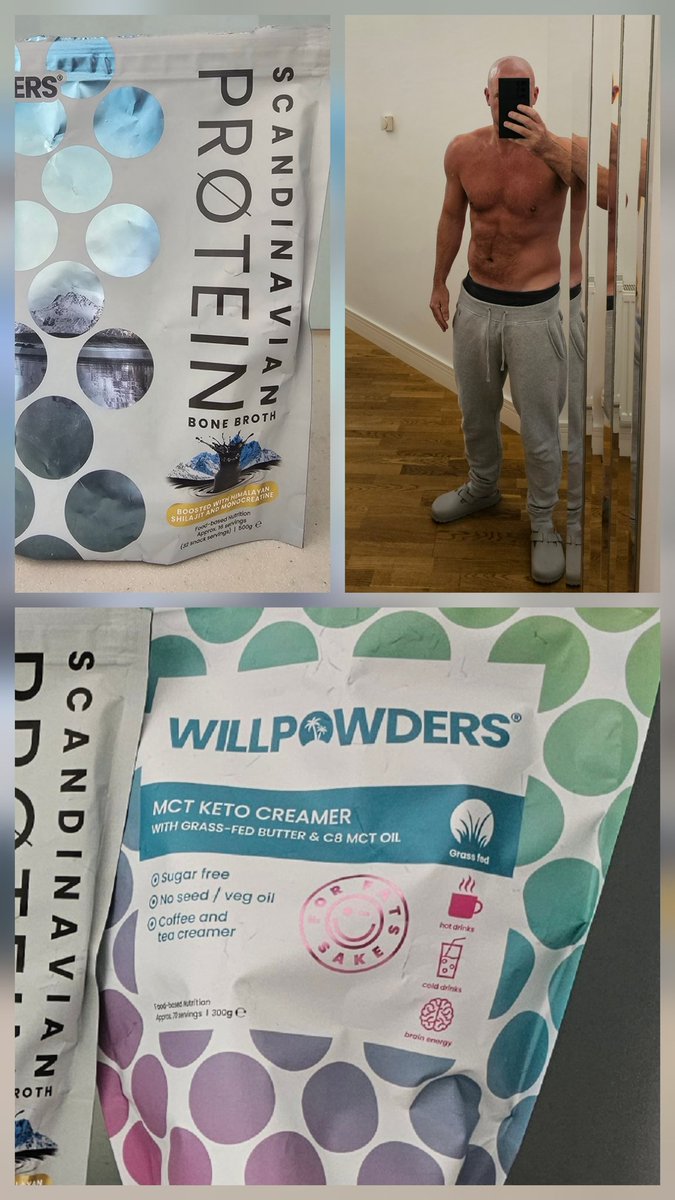 DalglishPaul's tweet image. Started the keto diet with the help of @willpowders @taylor_davinia Best products i have used. The protein is from bone broth and has Shilajit and Creatine in it. Can't recommend it enough.
Hoping to transform from Dad Bod to Beach Bod. 🙈