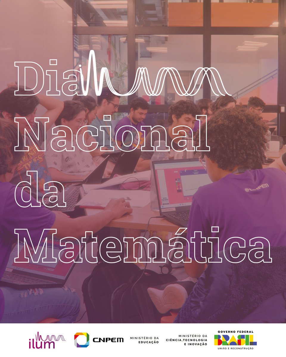 O Dia da Matemática, é uma data para incentivar e desenvolver ações que promovem o ensino e estudo da matemática. Na Ilum, a Matemática é um dos pilares do projeto pedagógico, envolvendo desenvolvimento do raciocínio lógico, interpretações e aplicações na resolução de problemas.
