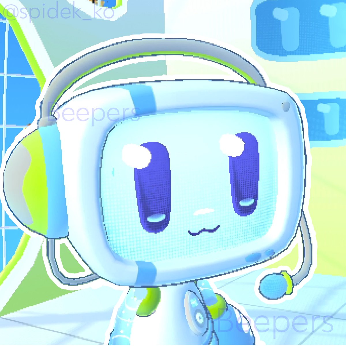 spidek_ko's tweet photo. What a wonderful experience was to work with you @BeepersVT ! (ﾉ≧▽≦)ﾉ🌐💚🌎🤖
I fully textured and modeled his new FRUTIGER AERO VTUBER MODEL and the ROOM as well!! I had so much fun 10/10 !!
Credits :
•@Mankey_Dog - Tecnical work 
•Sinamon - AMAZING concept art https://t.co/oCh5ilsde8