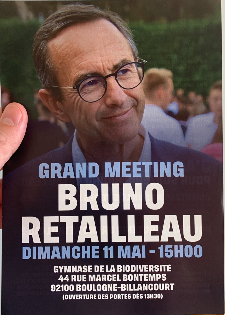 Adrien Hall (@adrienhallx) on Twitter photo Super tractage ce matin dans le 17e avec <a href="/geoffroyboulard/">Geoffroy Boulard</a> pour mobiliser en prévision du meeting du dimanche 11 mai de <a href="/BrunoRetailleau/">Bruno Retailleau</a> qui aura lieu à 15h au Gymnase de la biodiversité à Boulogne-Billancourt.
Un excellent accueil des habitants ! 🇫🇷💪 Super tractage ce matin dans le 17e avec <a href="/geoffroyboulard/">Geoffroy Boulard</a> pour mobiliser en prévision du meeting du dimanche 11 mai de <a href="/BrunoRetailleau/">Bruno Retailleau</a> qui aura lieu à 15h au Gymnase de la biodiversité à Boulogne-Billancourt.
Un excellent accueil des habitants ! 🇫🇷💪